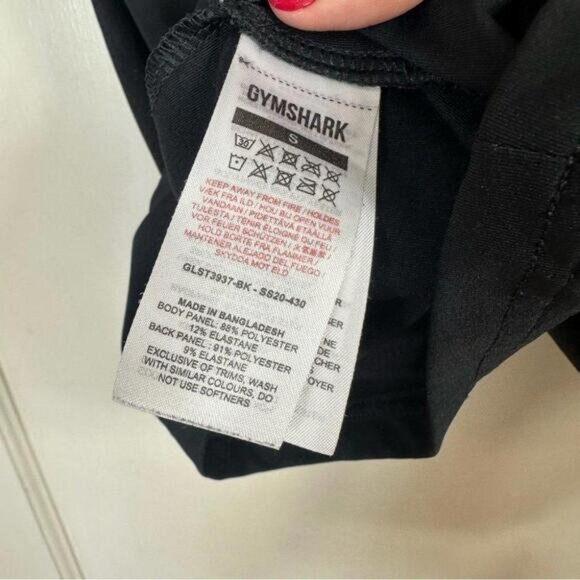 Gymshark Training Tee - Black - Small - Picture 5 of 5